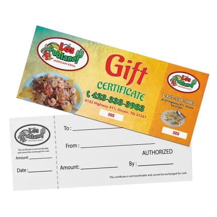 Certificados Perforados y Numerados